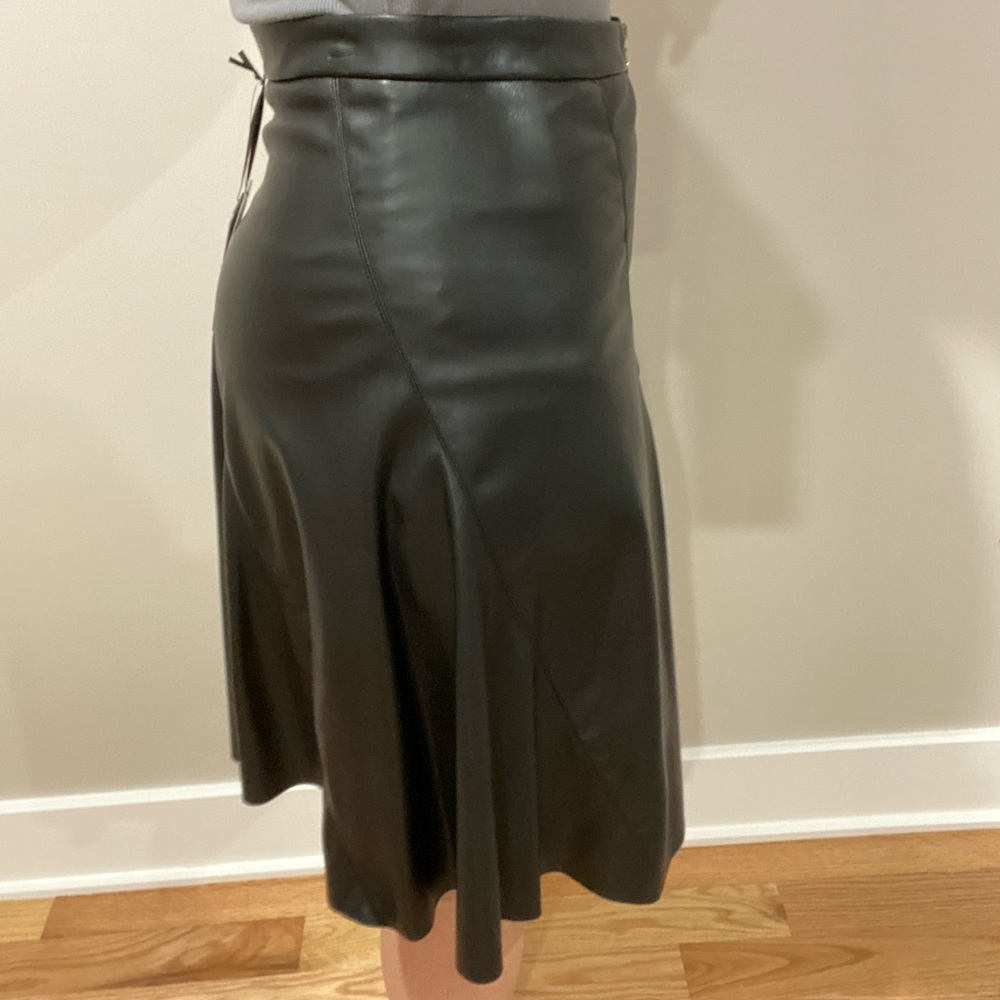 Dex leather style skirt